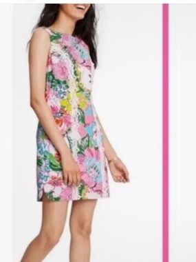 Lilly Pulitzer Target Floral Sleeveless Shift Dress Size 6 Easter Spring NWT